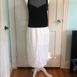 Vintage: Evan Picone White Pencil Skirt